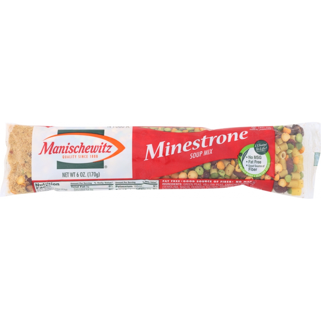 Manischewitz Minestrone Soup Mix - Wholesome Classic (6 oz)