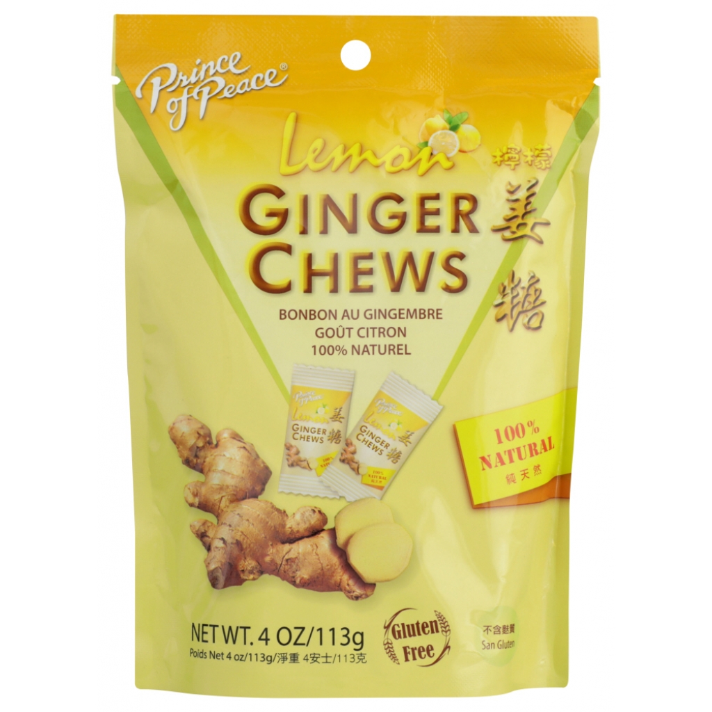 Lemon Ginger Chews - 4 oz