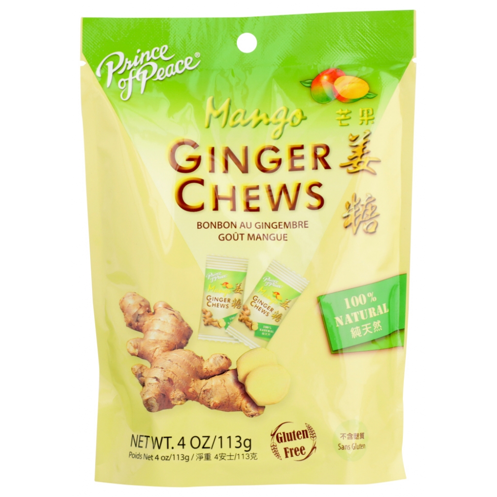 Ginger Candy Chews with Mango - 4 oz