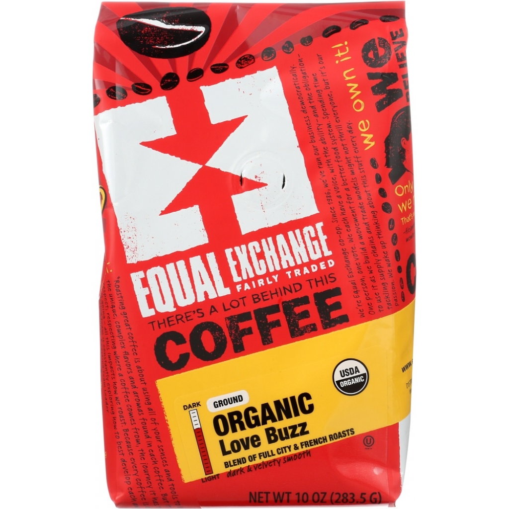 Organic Love Buzz Ground Coffee - 10 oz