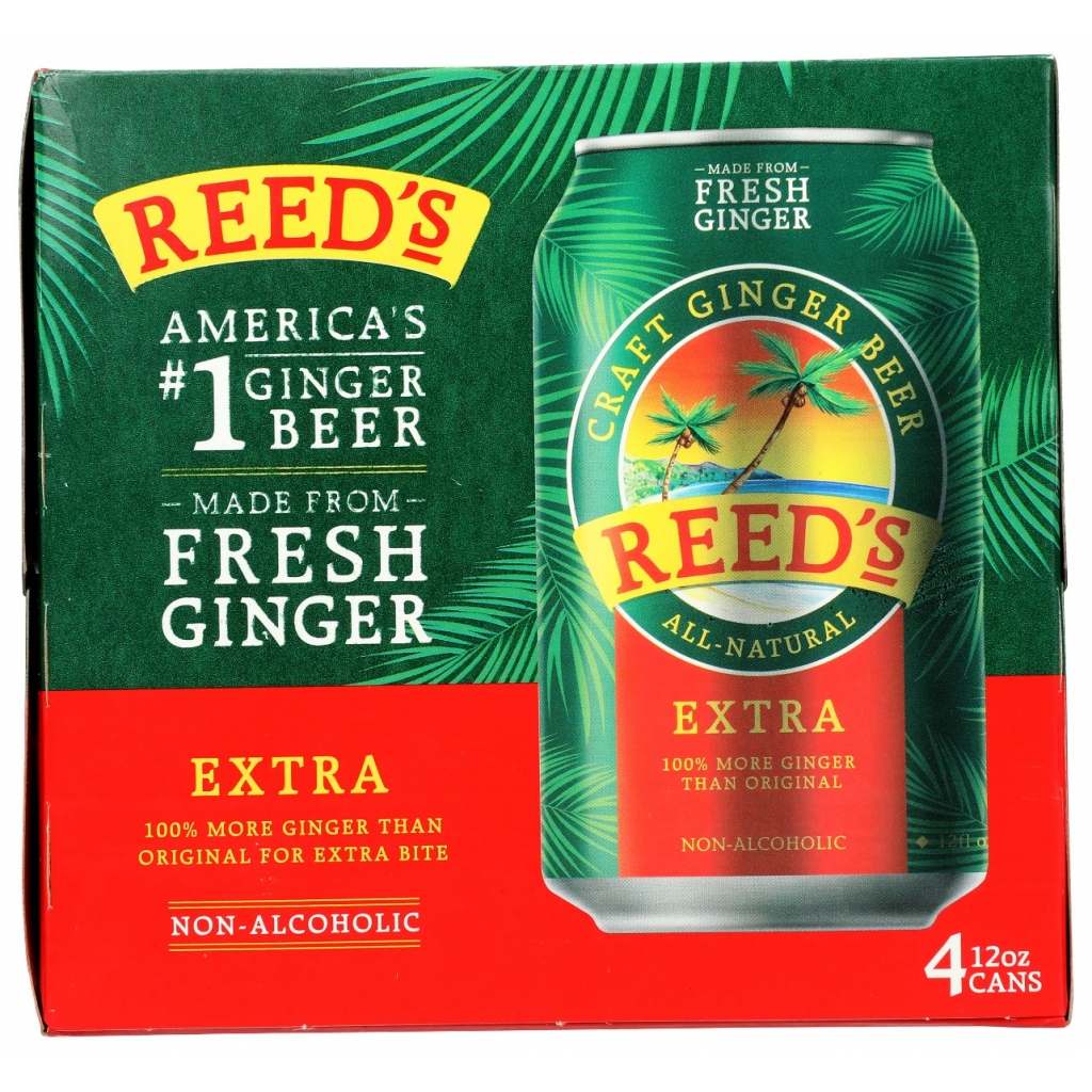 Extra Ginger Beer 4 Pack - 48 fl oz