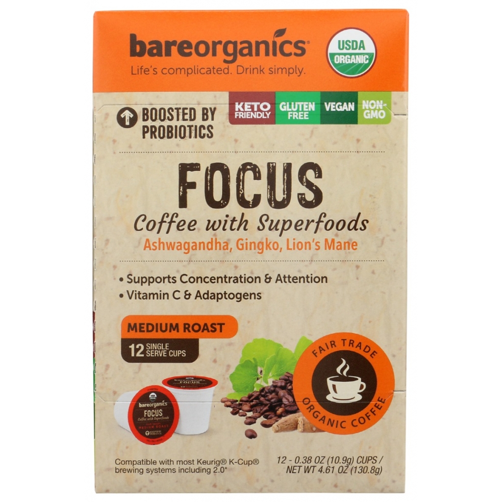 Focus Coffee 10-Count Pods - 4.05 oz