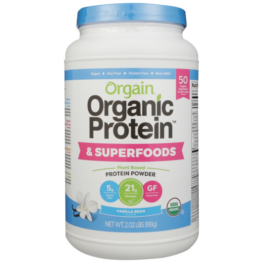 Organic Protein & Superfoods Vanilla Bean Powder