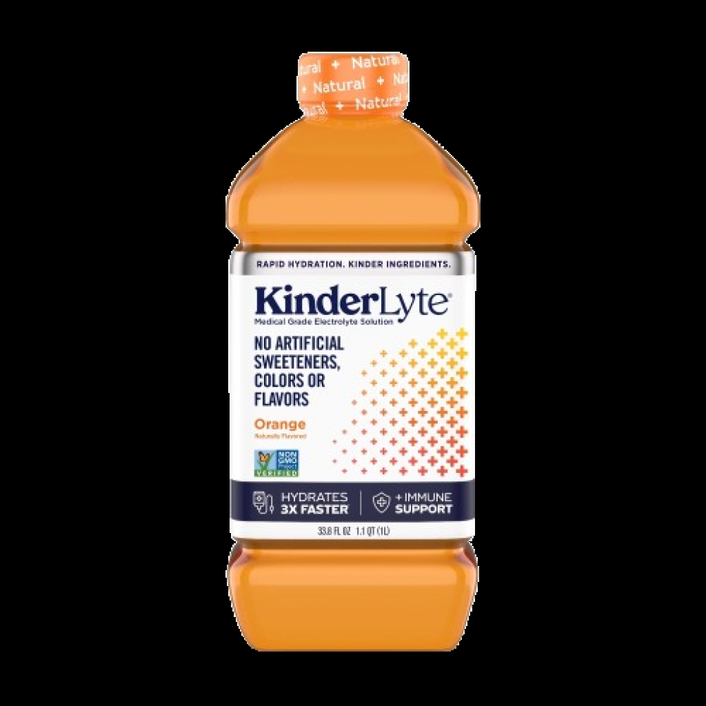 KinderLyte Oral Electrolyte Solution - Orange Flavor