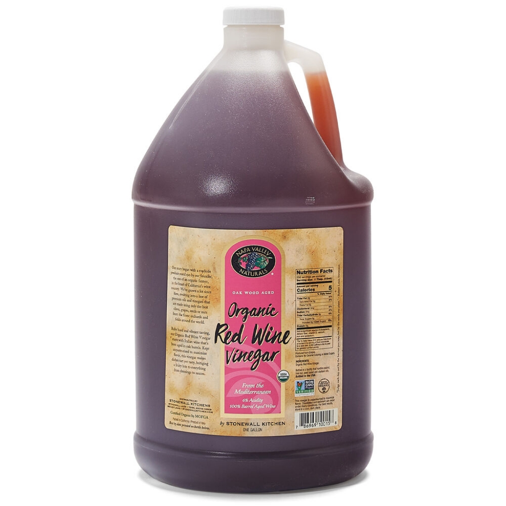 Organic Red Wine Vinegar, 1 Gallon