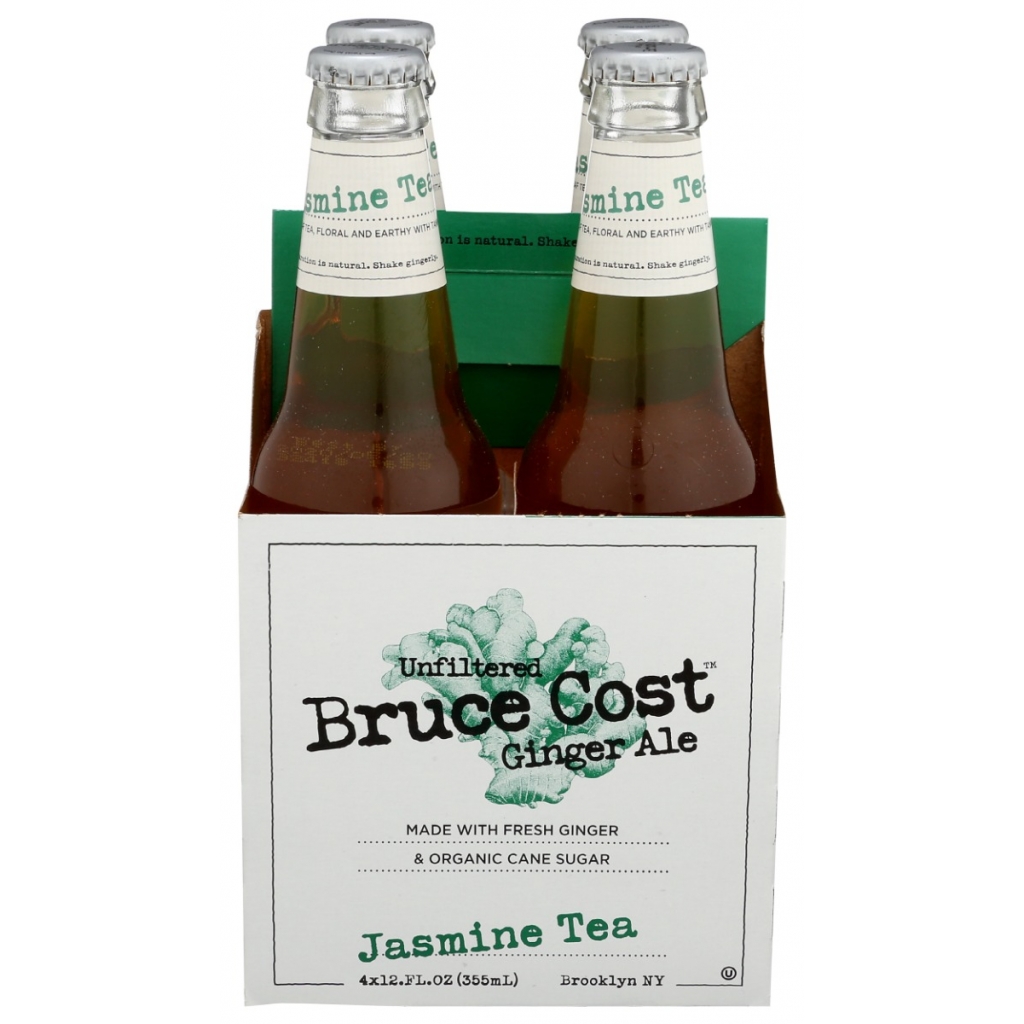 Ginger Ale with Jasmine Tea 4-Pack, 48 oz