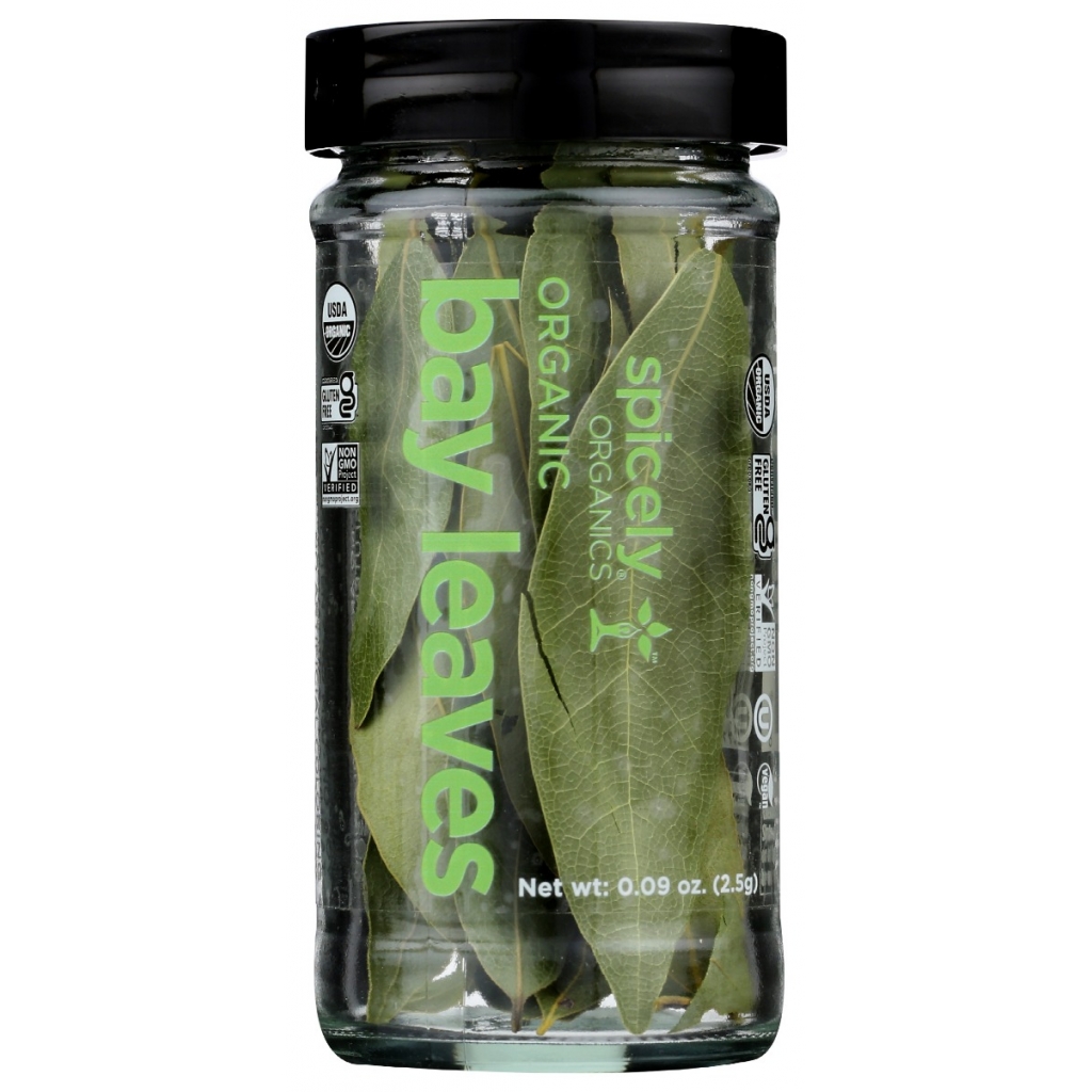 Organic Bay Leaves Jar - Aromatic Flavor Enhancer