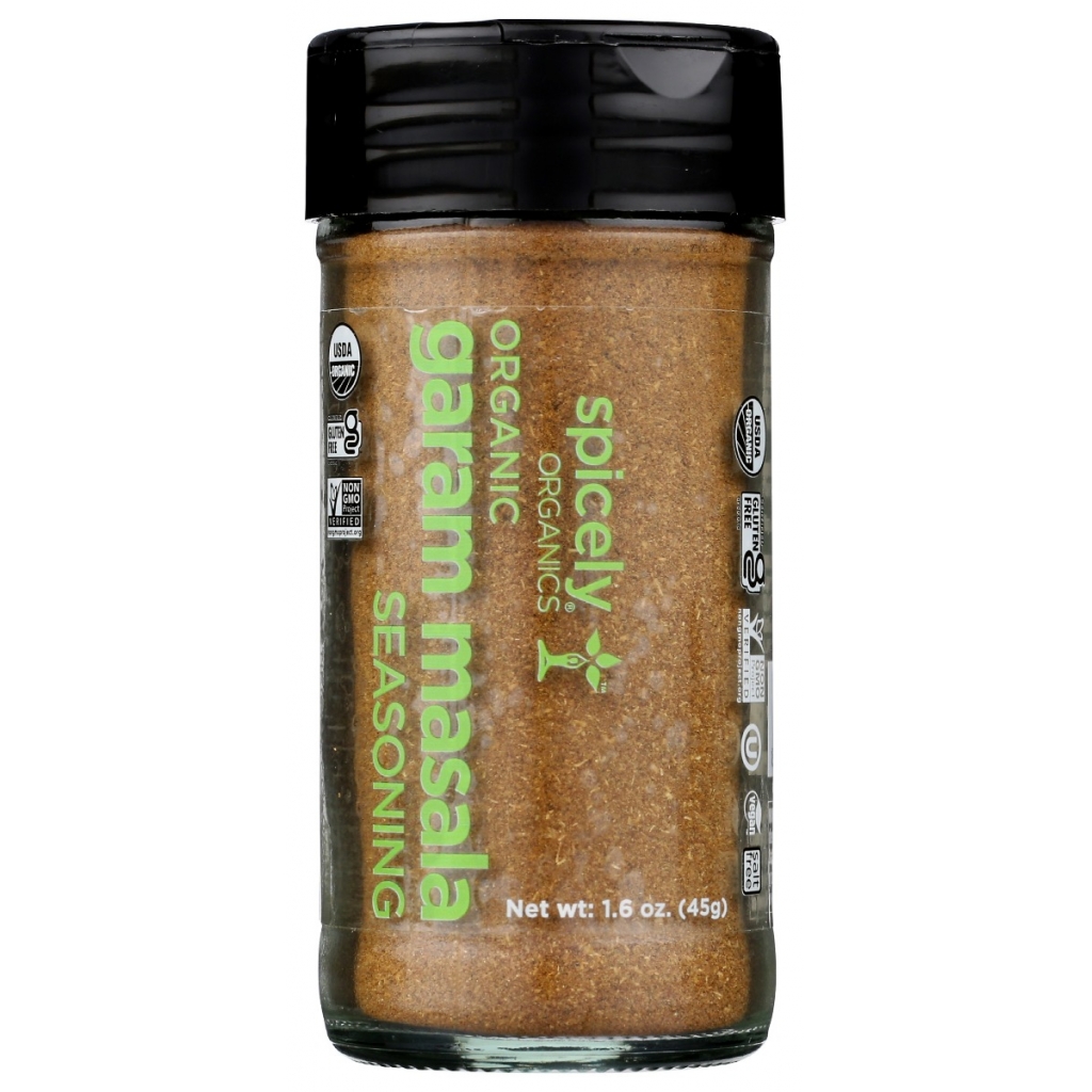 Organic Garam Masala Spice Jar, Authentic Flavor