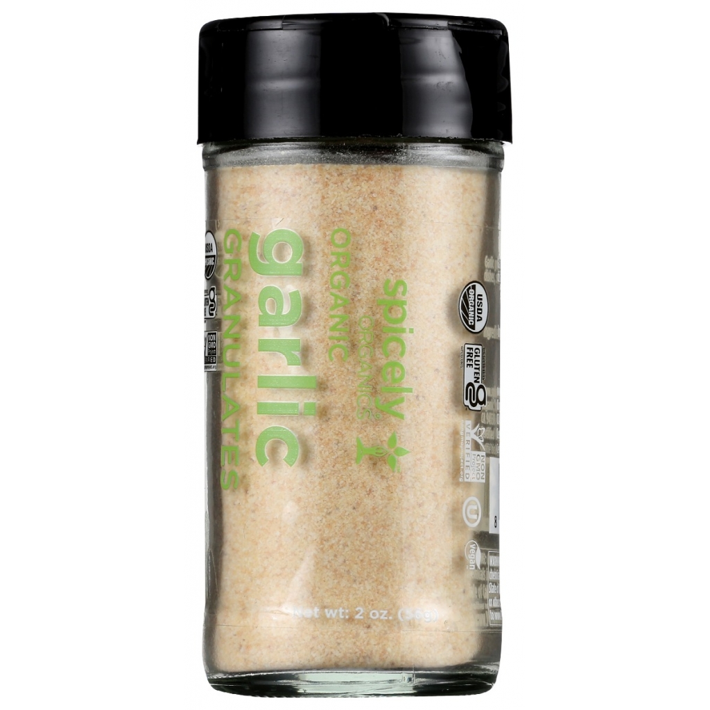 Organic Garlic Granulates Jar, 2 oz