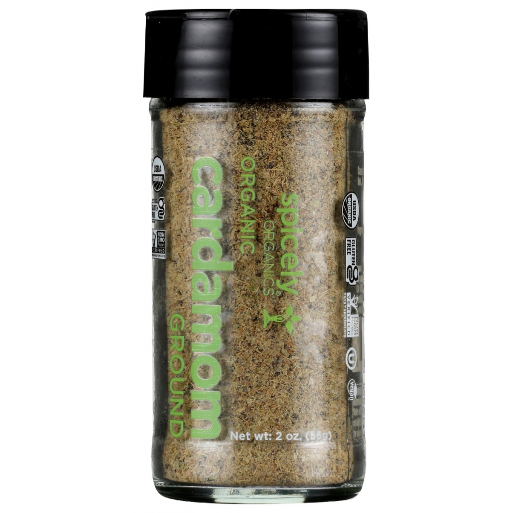 Organic Ground Cardamom Spice - 2 oz