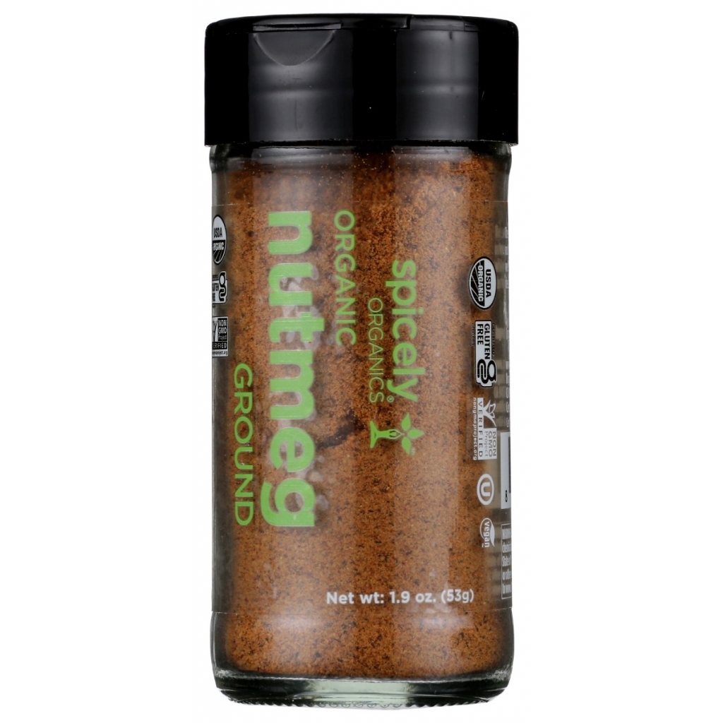 Organic Ground Nutmeg Jar, 1.9 oz