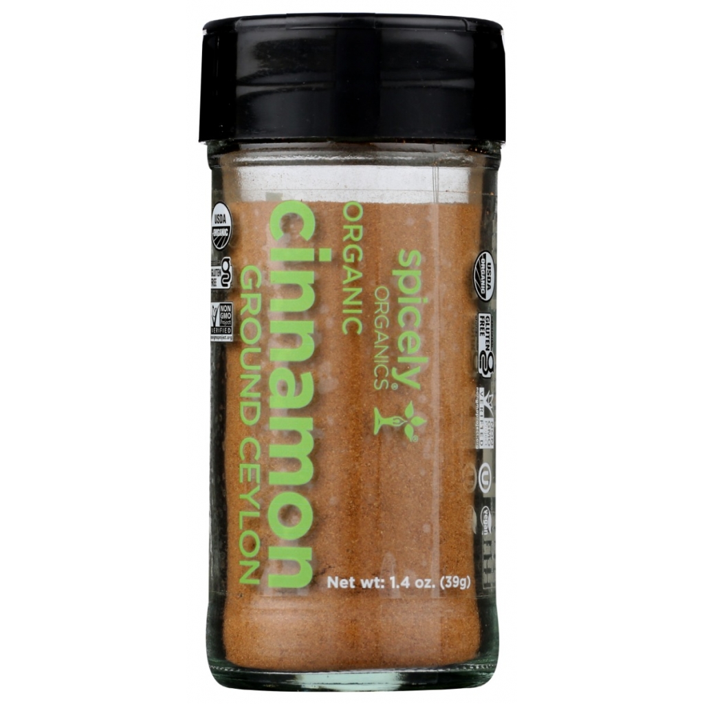 Organic Ceylon Cinnamon, Ground, 1.4 oz