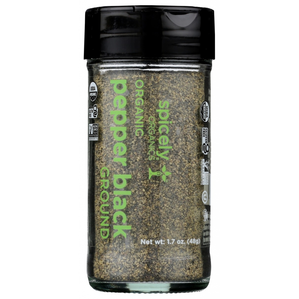 Organic Ground Black Pepper - 1.7 oz