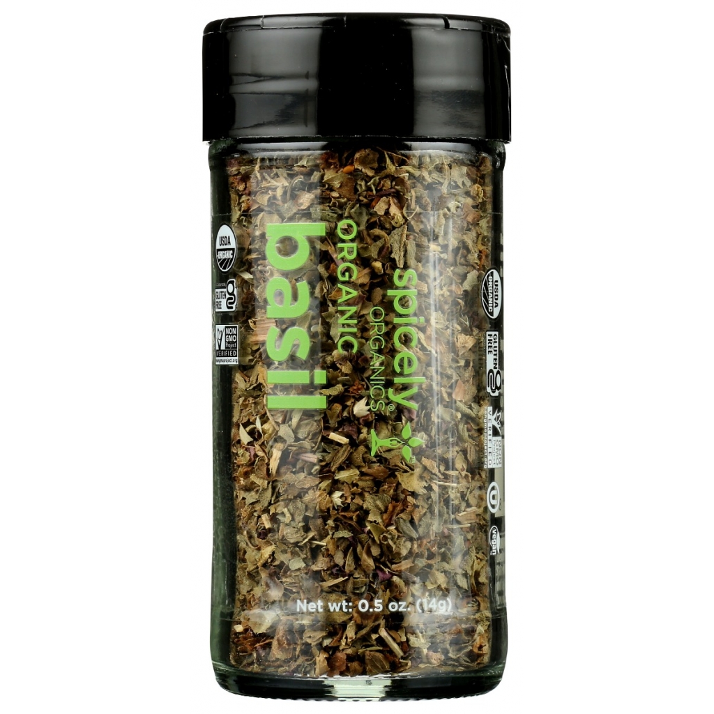 Organic Basil Spice Jar, 0.5 oz