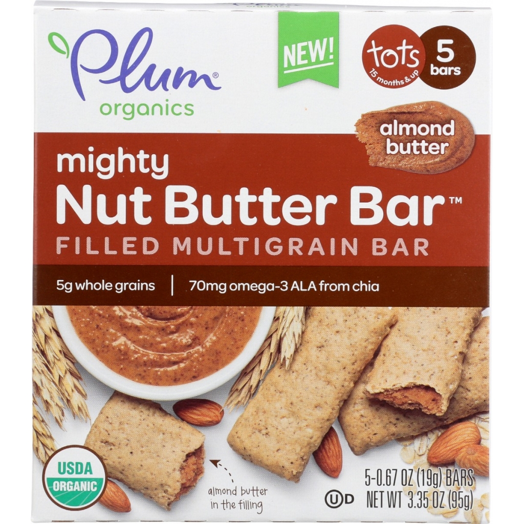 Mighty Morn Almond Butter Toddler Snack Bar - 3.35 oz