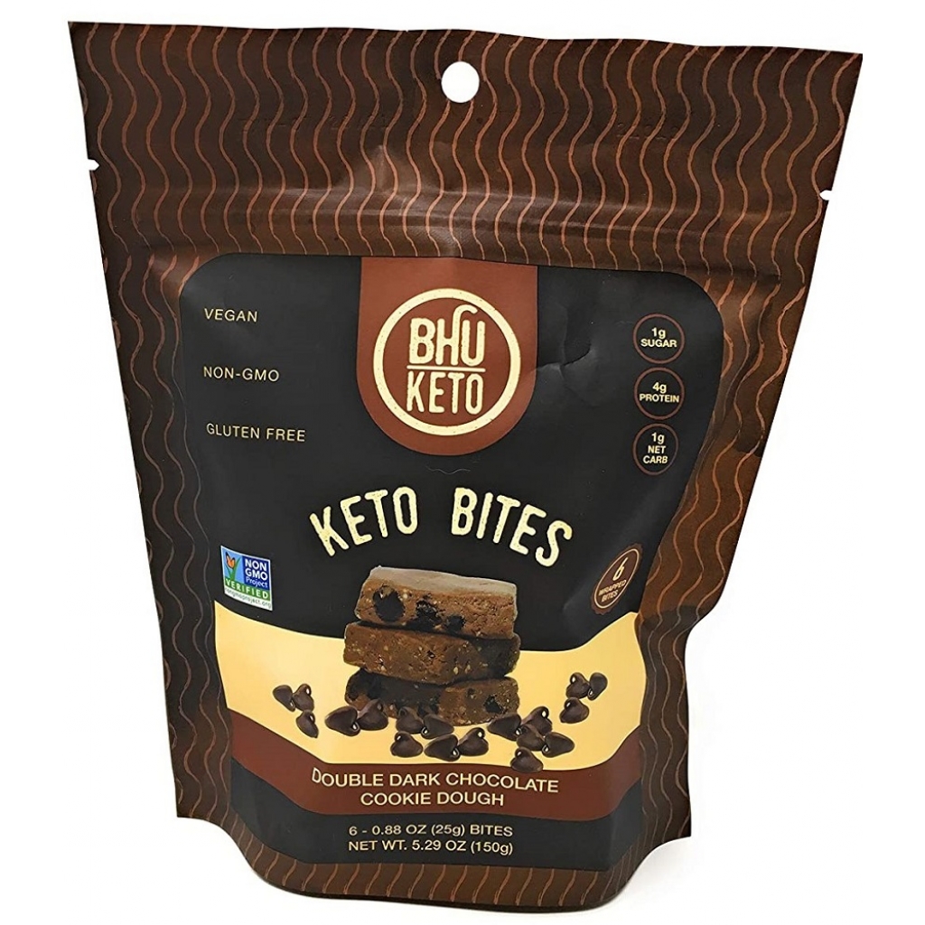 Bhu Double Dark Chocolate Keto Bites - 5.29 oz