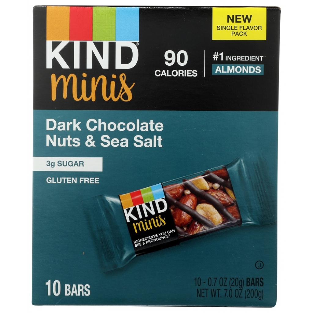 Dark Chocolate Nuts and Sea Salt Minis