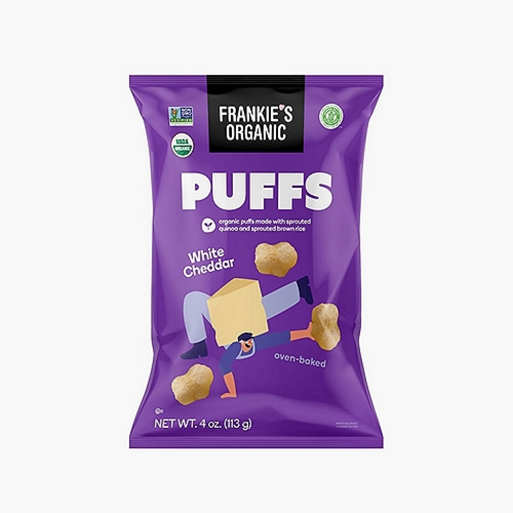 Light & Crunchy White Cheddar Puffs - 4 oz