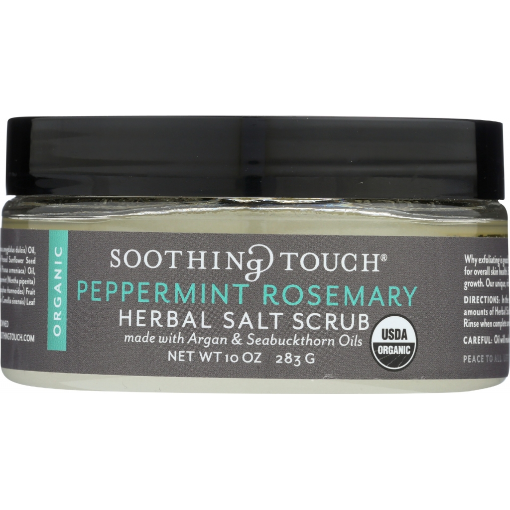 Scrub Peppermint Rosemary Salt, 10 oz