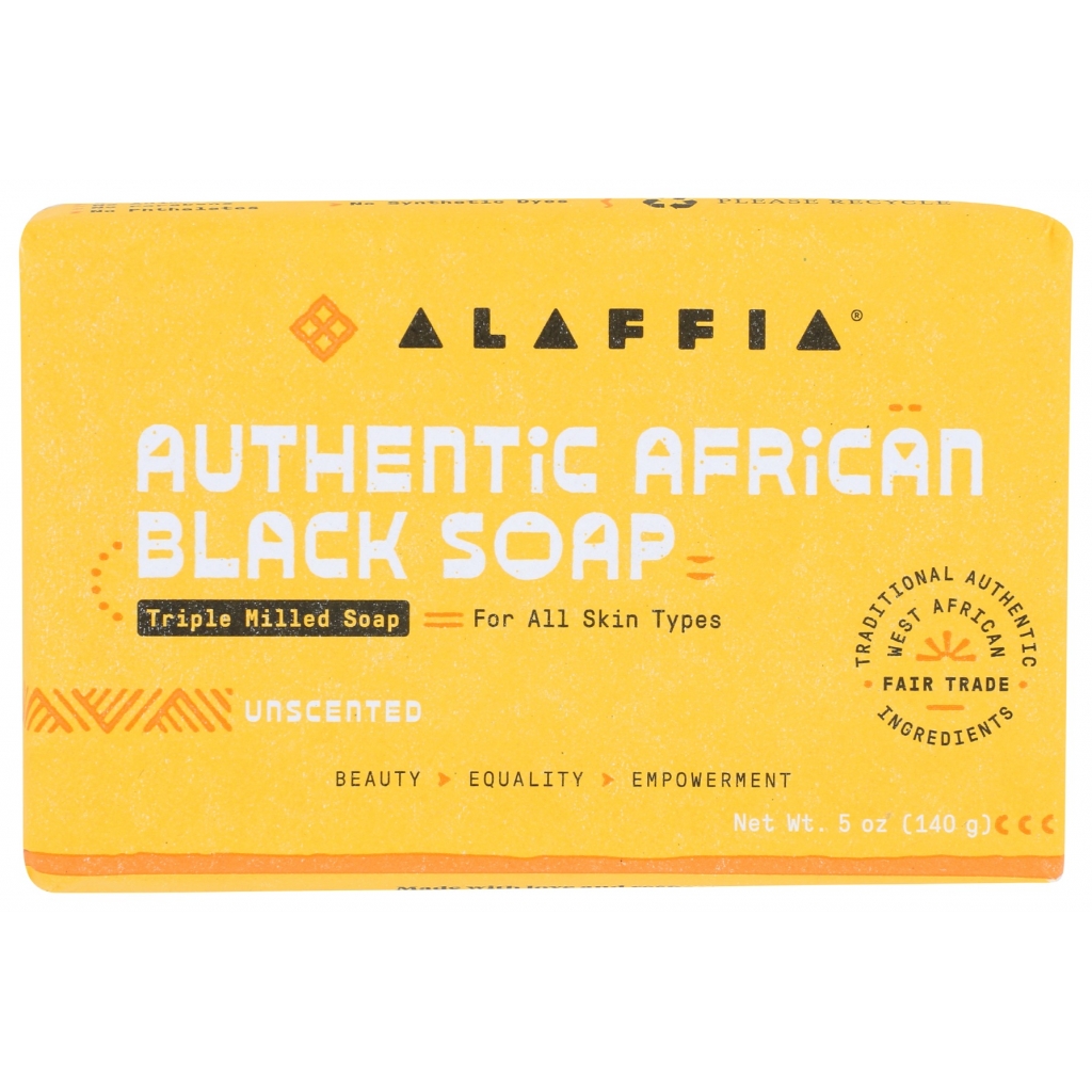 Unscented African Black Soap - 5 oz