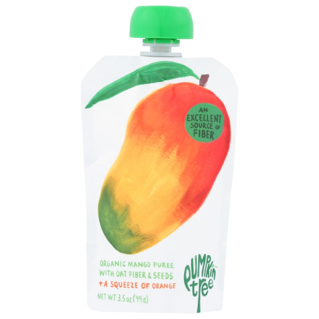 Organic Mango Puree with Orange, 3.5 oz