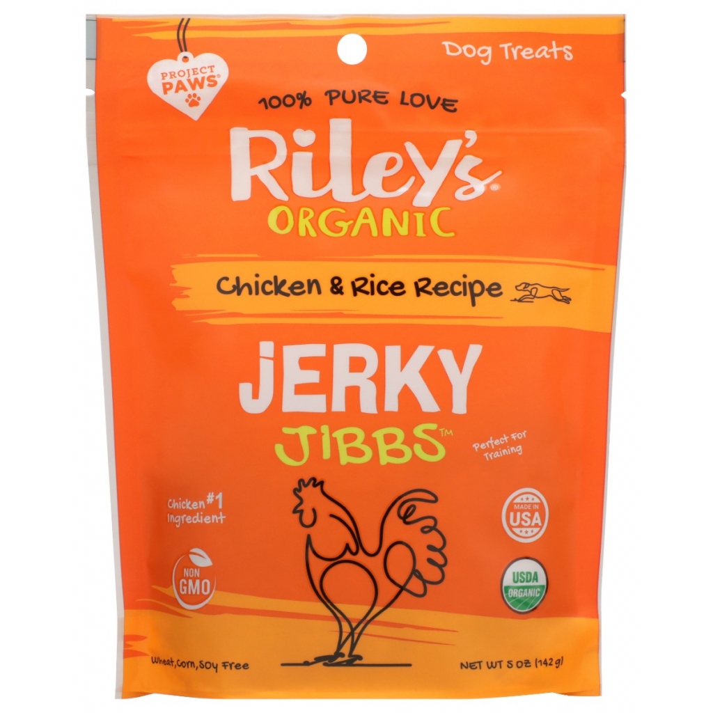 Jibbs Organic Chicken & Rice Jerky - Healthy Dog Treat