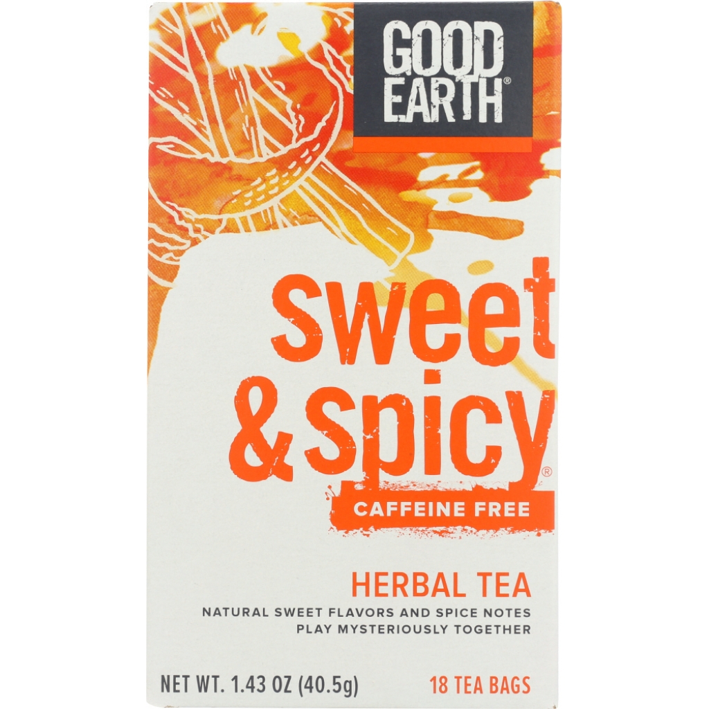 Sweet & Spicy Rooibos Blend Tea, Caffeine Free, 18 Bags