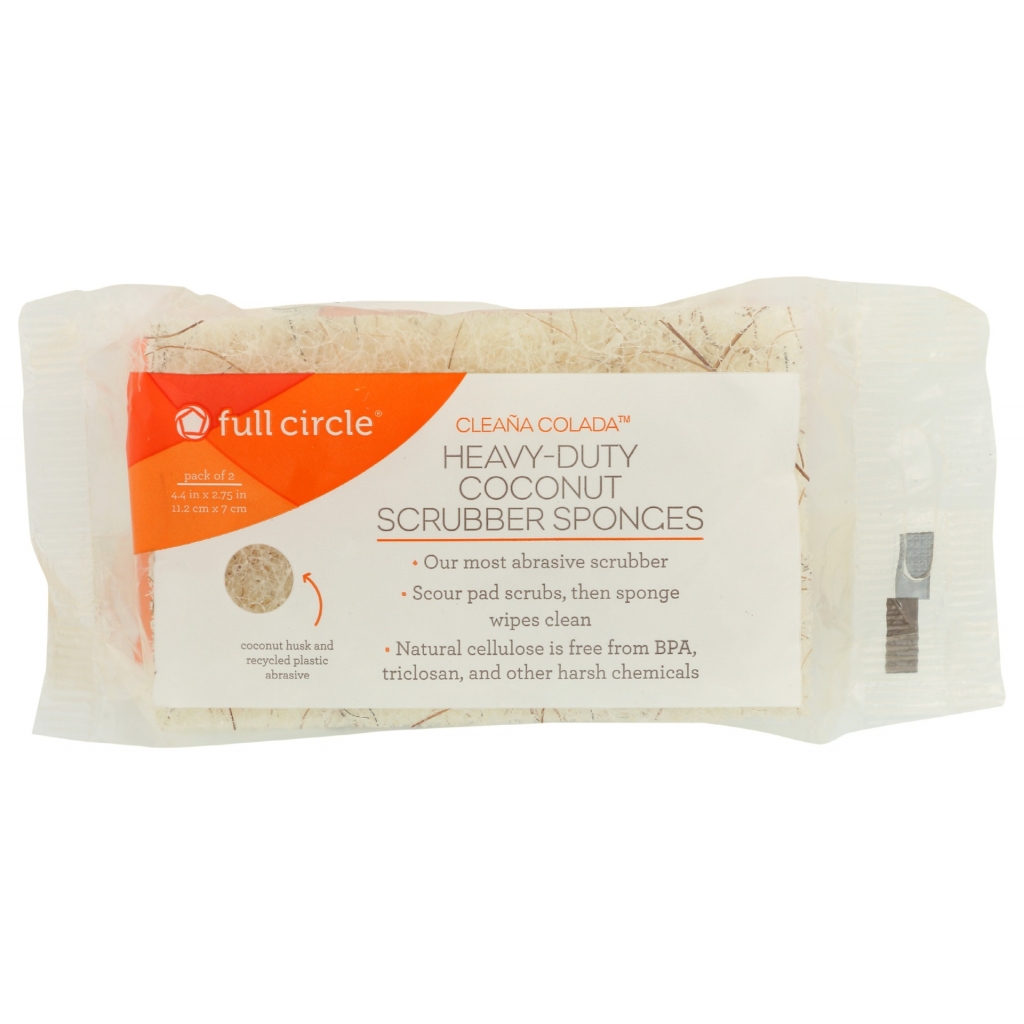 Coconut Scrubbing Sponges (2 Pack)