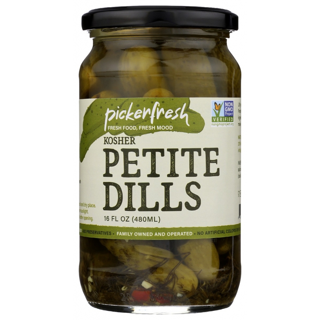 Kosher Petite Dill Pickles - 16 oz