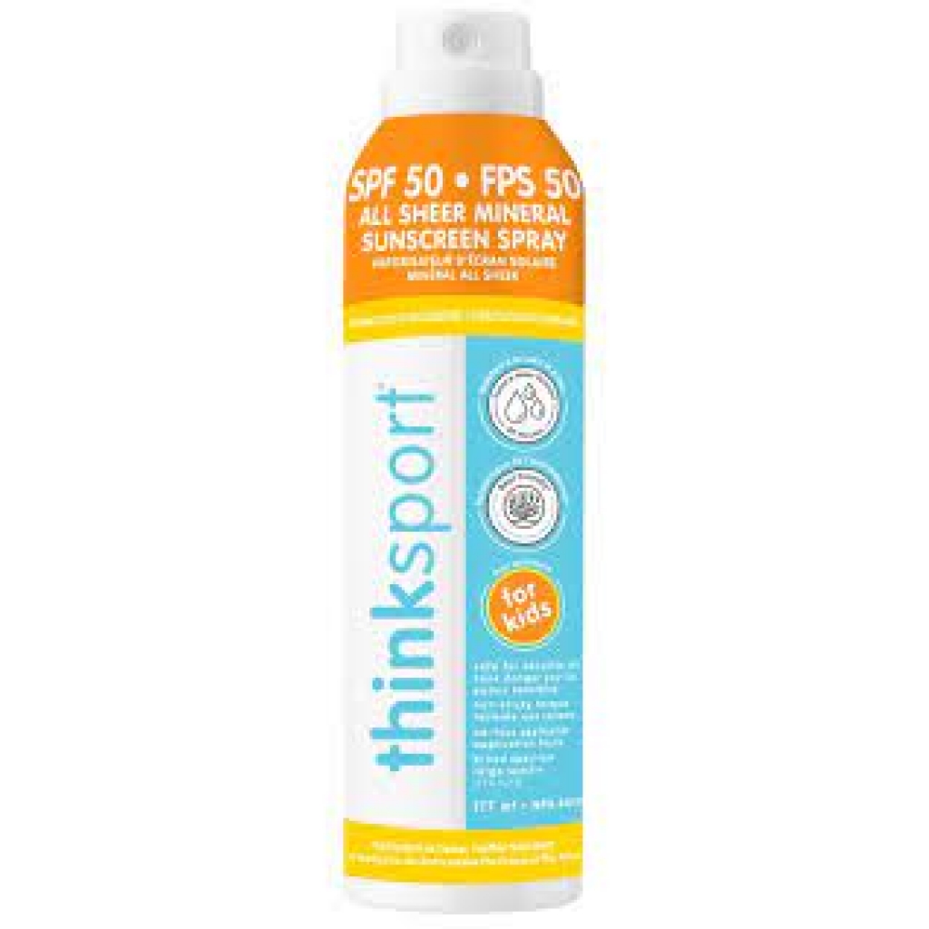 SPF50 Kids Clear Zinc Sunscreen Spray