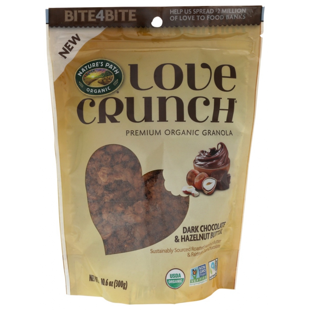 Love Crunch Dark Chocolate & Hazelnut Butter Granola, 10.6 oz