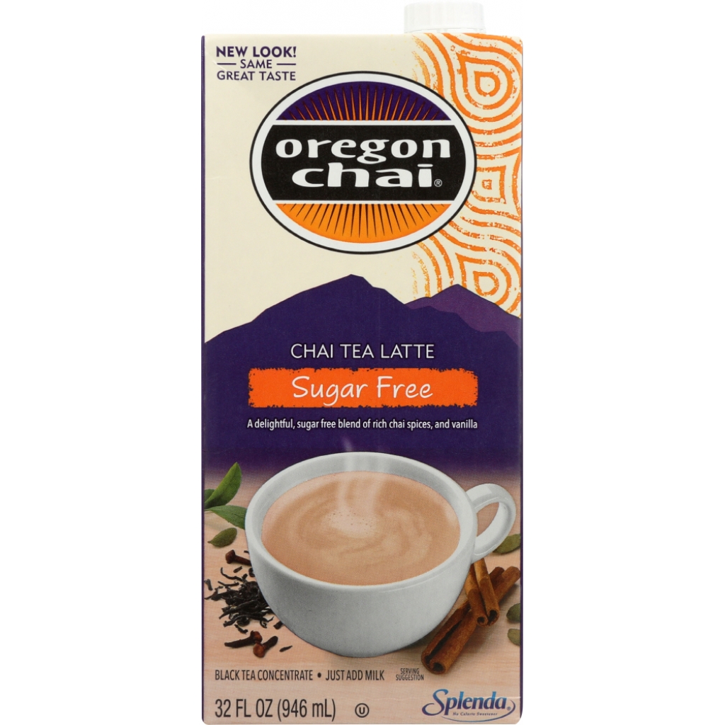 Sugar-Free Chai Latte Beverage: A Rich and Creamy Experience (32 oz)