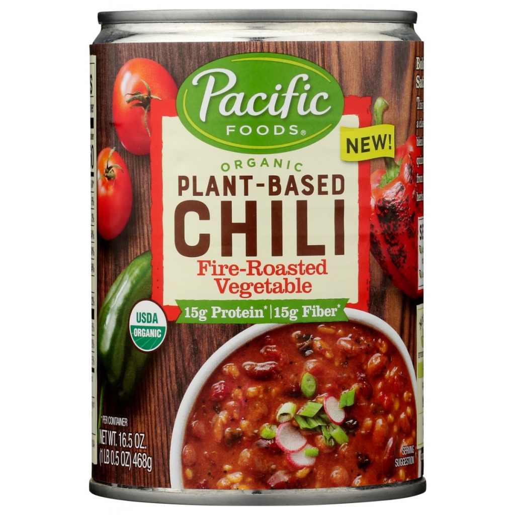 Organic Plant-Based Fire Roasted Vegetable Chili - Bold and Flavorful