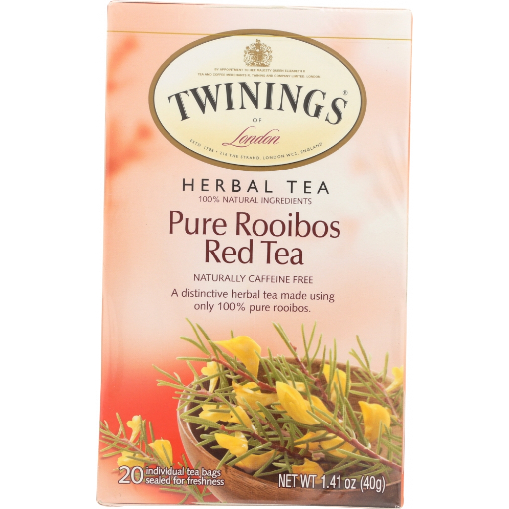 Pure Rooibos Red Tea, 20 Bags