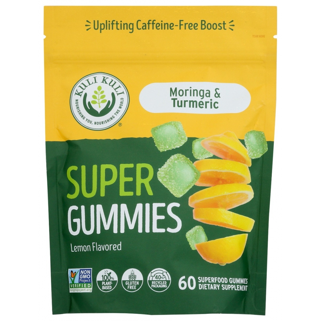 Moringa Turmeric SuperGummies - Nutrient-Dense and Delicious (60 pcs)