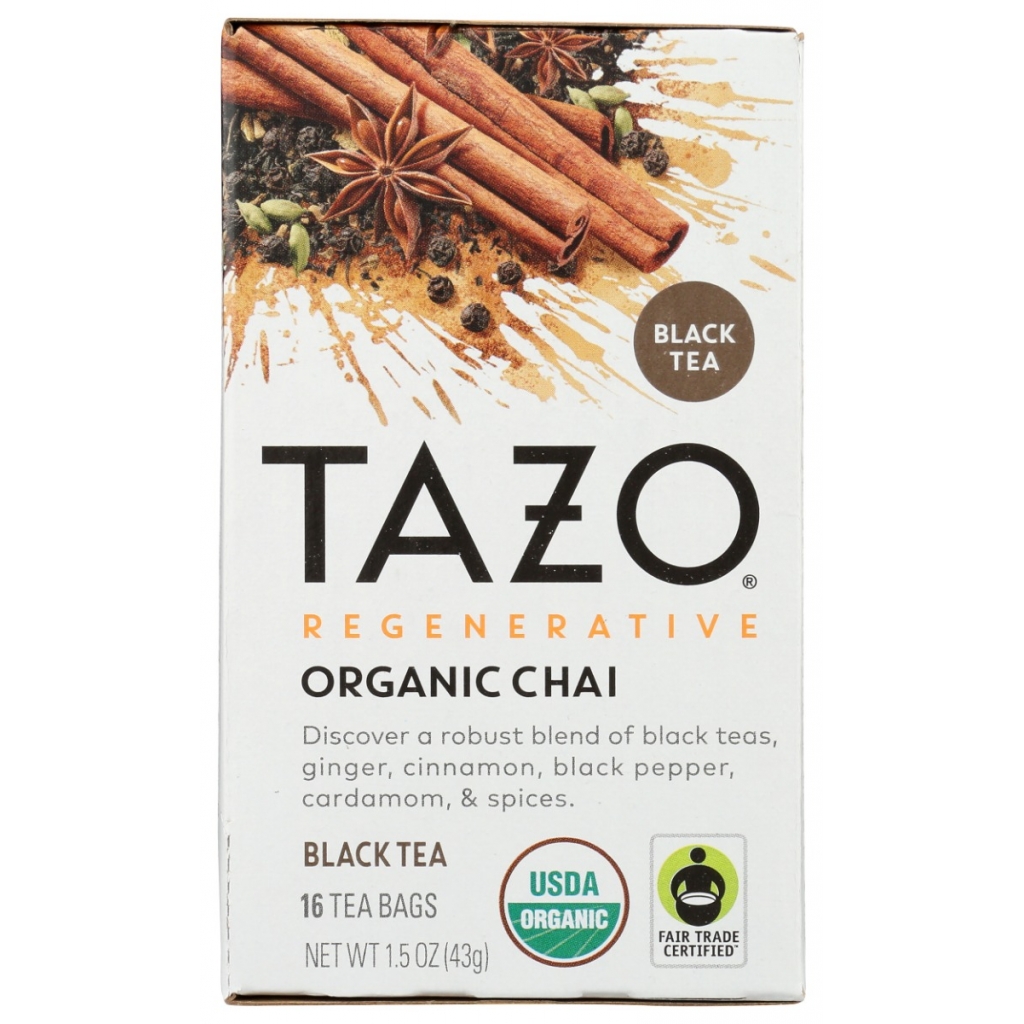 Organic Chai Tea Bags, 16 count