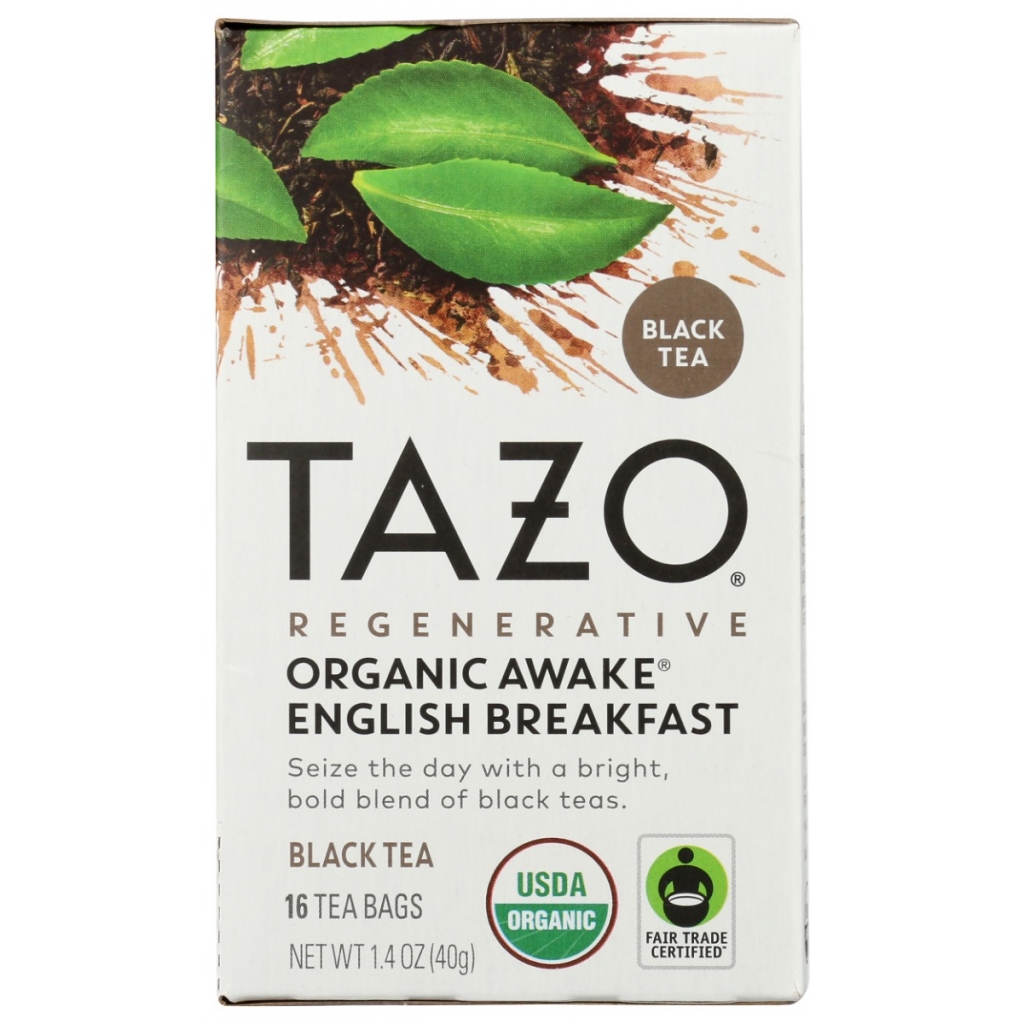 TAZO® Regenerative Awake™ Organic Black Tea, 16 Bags