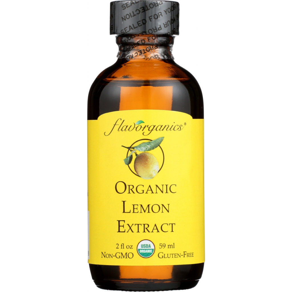 Organic Lemon Extract - 2 oz