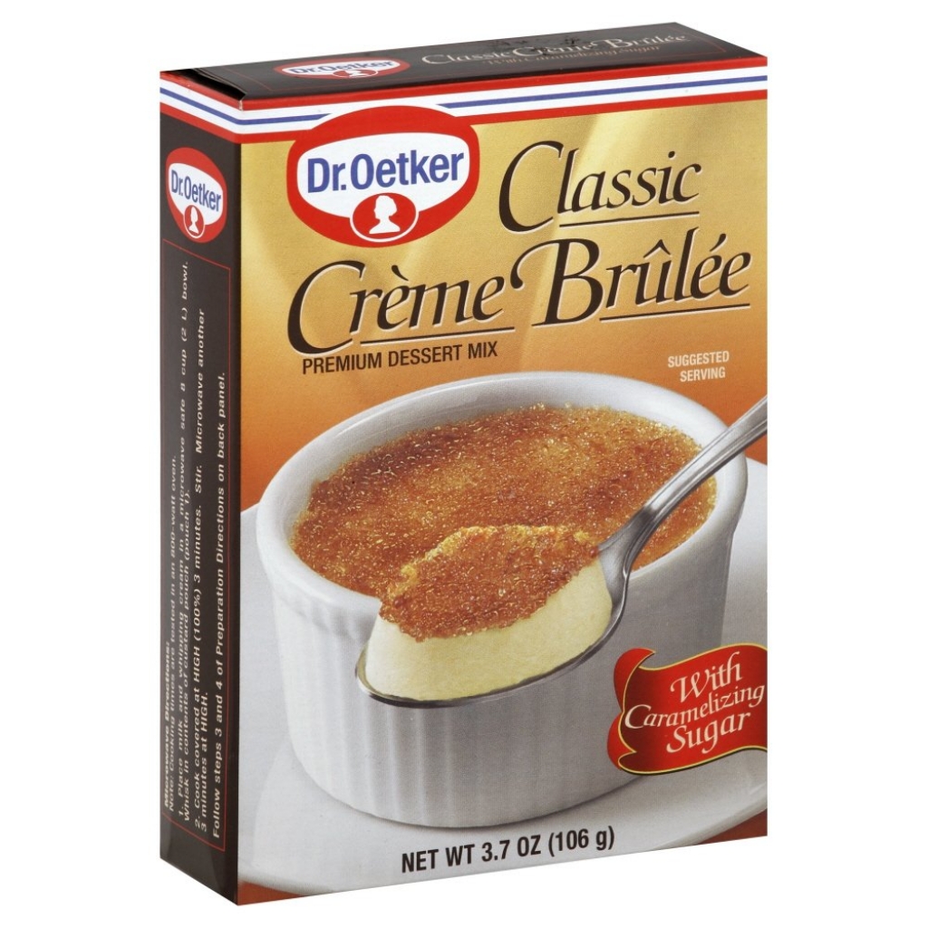 Dr. Oetker Classic Creme Brulee Mix for Decadent Desserts