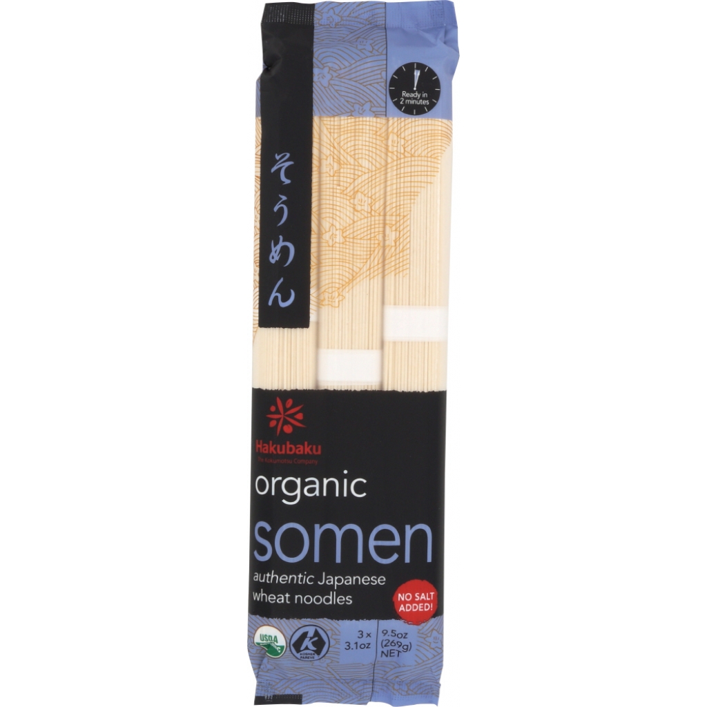 Organic Wheat Somen Noodles, 9.5 oz