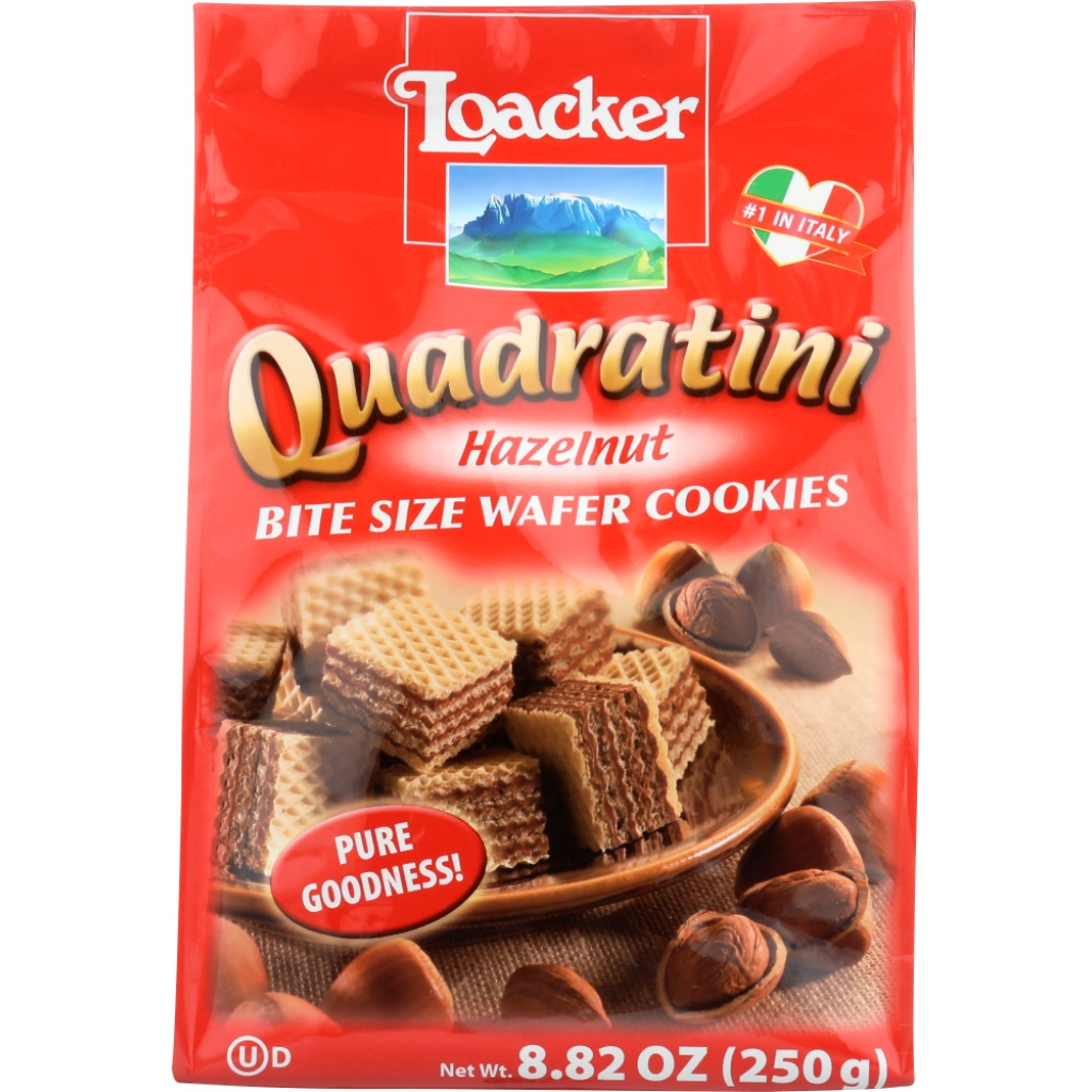 Crispy Hazelnut Quadratini Wafers, 8.82 oz