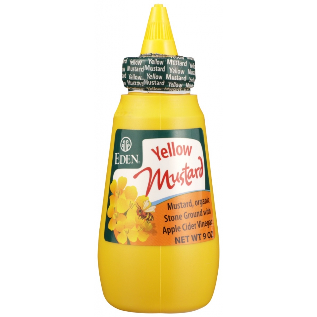 Organic Yellow Mustard Squeeze Bottle, 9 oz