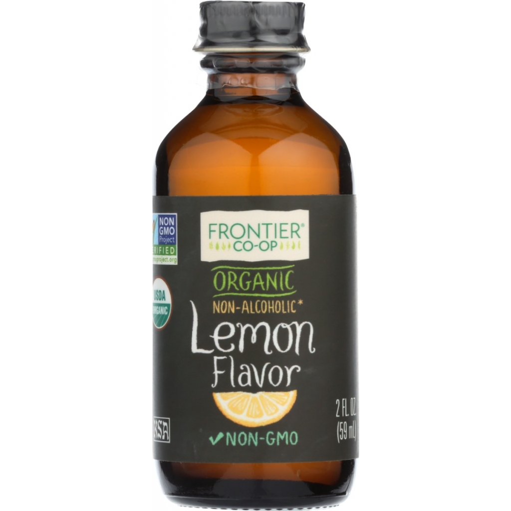 Organic Lemon Flavor Extract, 2 oz