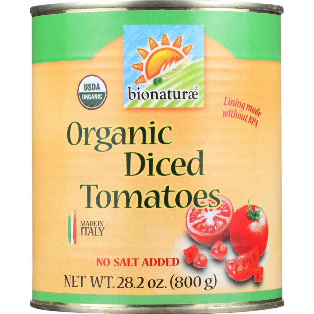 Premium Organic Diced Tomatoes, 28.2 oz