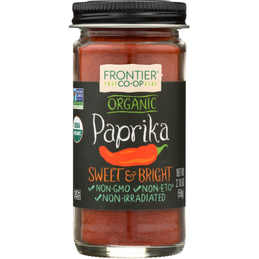 Organic Ground Paprika Bottle - 2.1 oz