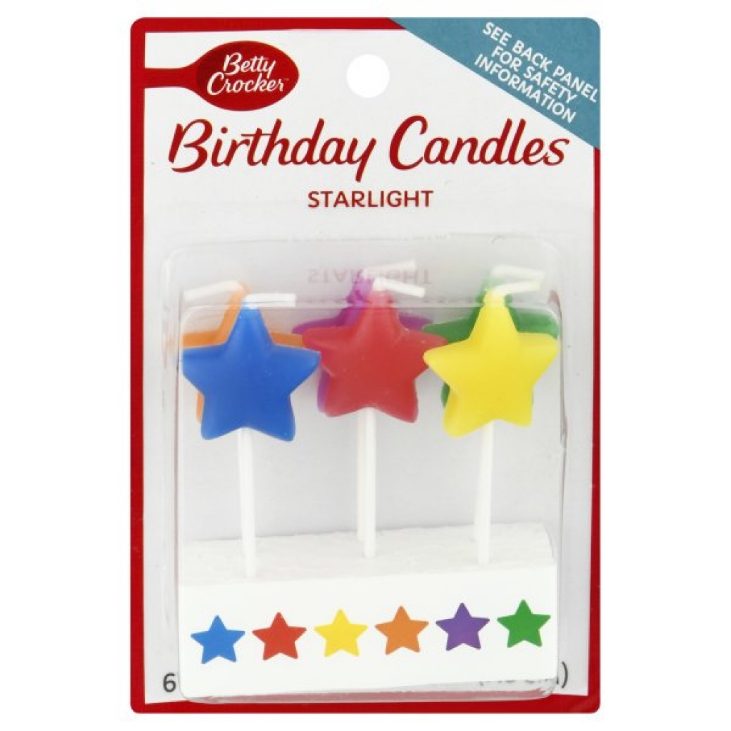 Star Light Birthday Candles for Celebrations