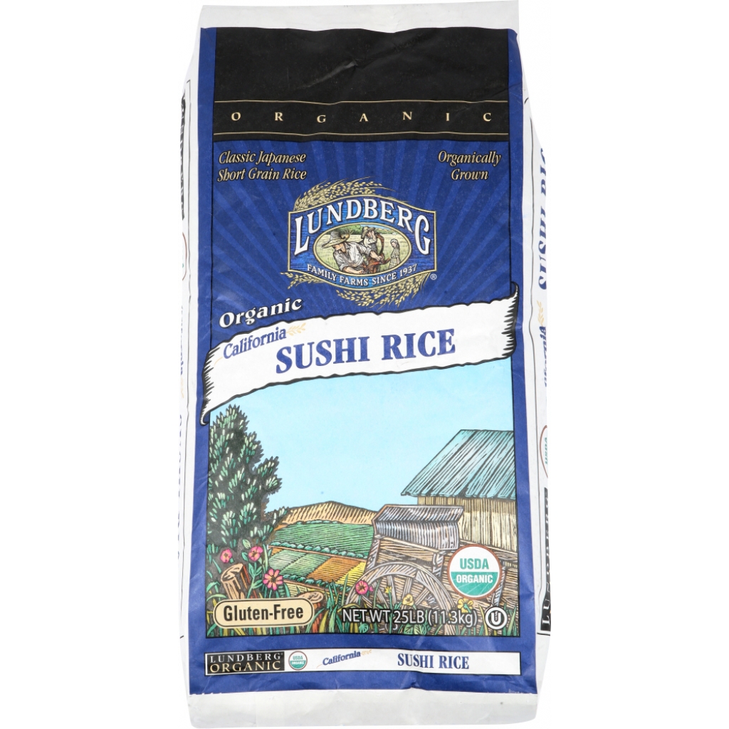 Organic Sushi Rice - 25 lb