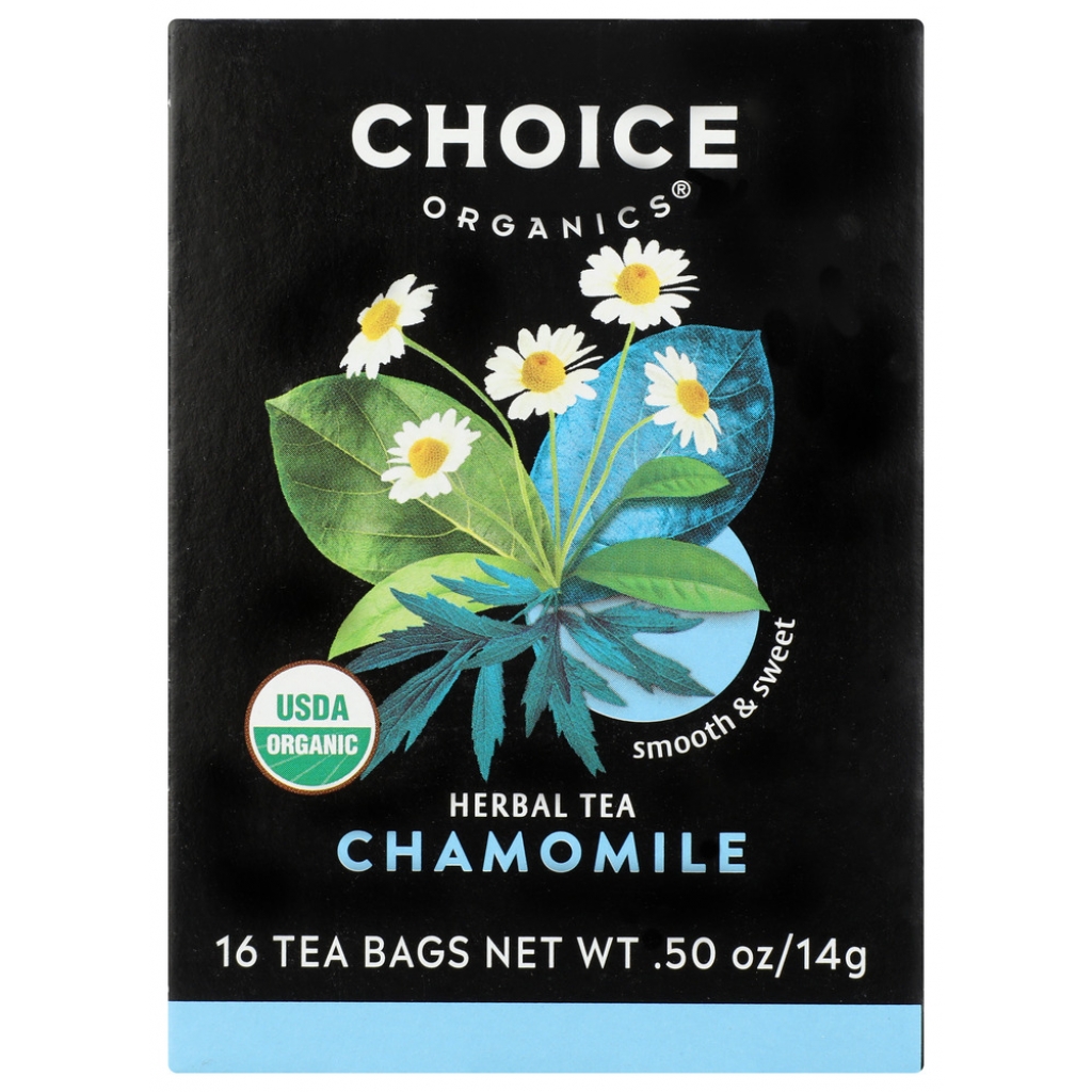 Organic Chamomile Herbal Tea, 16 Bags