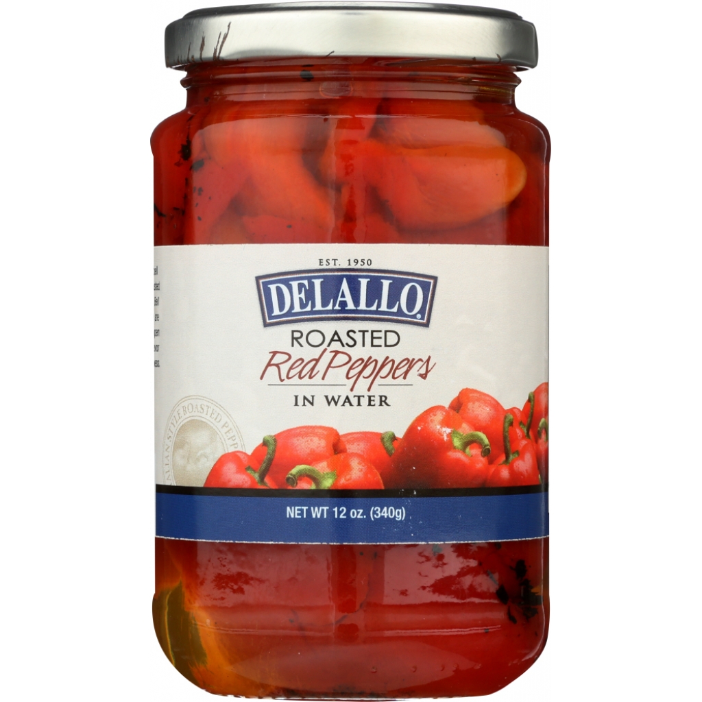 Roasted Red Peppers in Jar, 12 oz