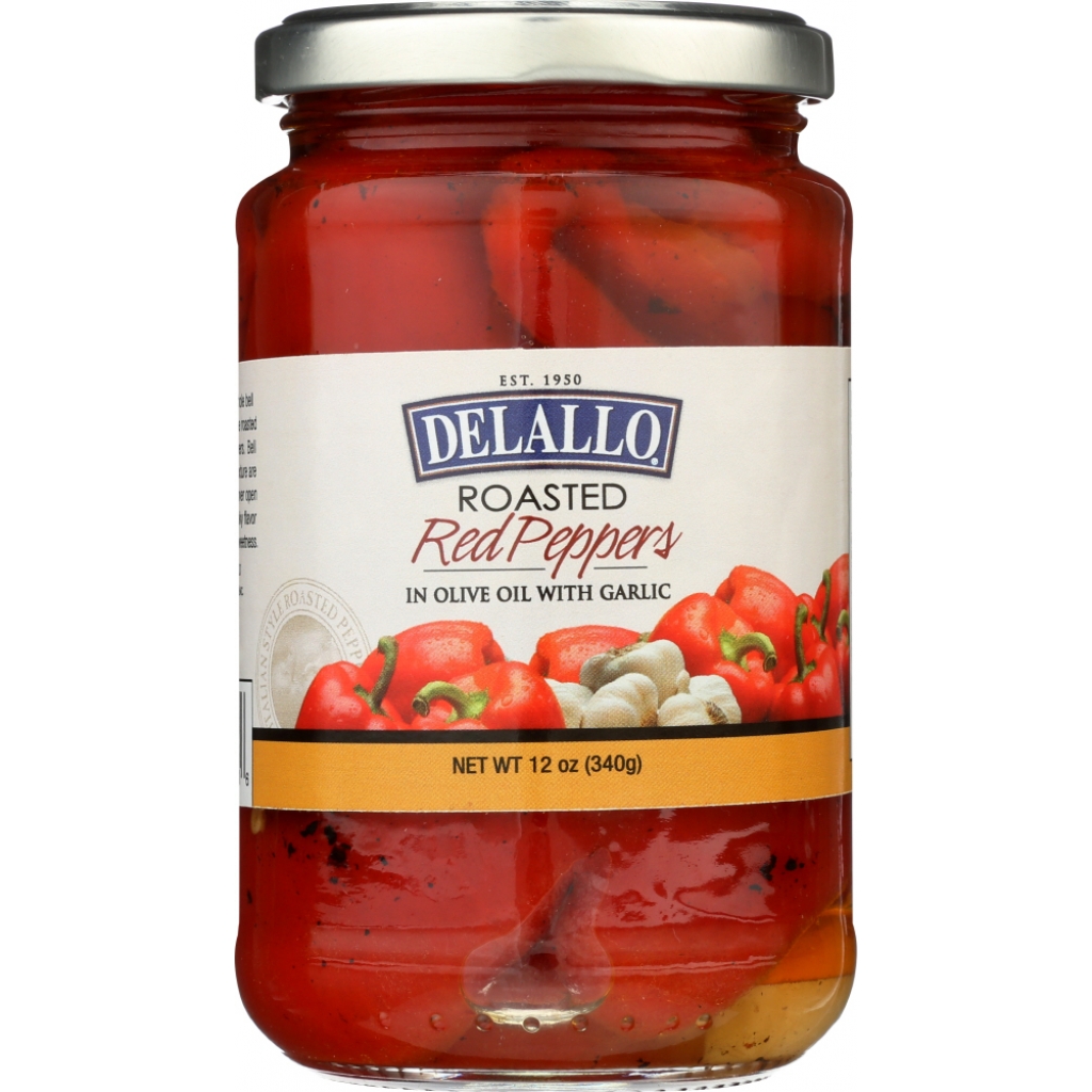 Handpicked Roasted Red Peppers with Garlic (12 oz)